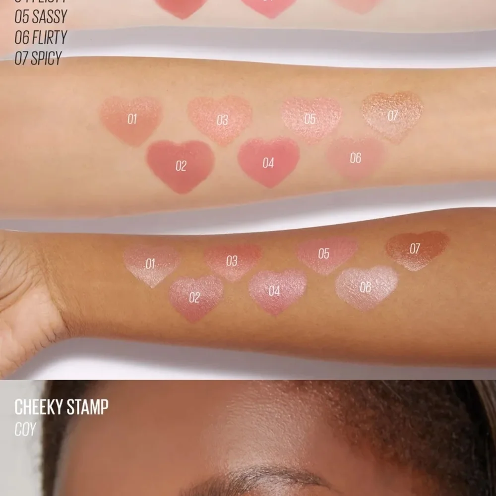 Kaja Blush w/ Heart-shaped Applicator, Coral‎ Finish, 03 Bossy, 0.17 Oz